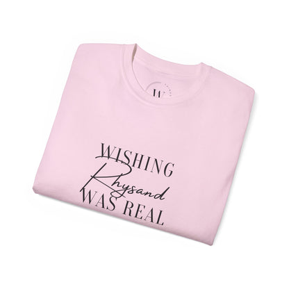 Wishing Rhysand Was Real Book Boyfriend Shirt | ACOTAR Merch | Romantasy Tee | Night Court | Sarah J. Maas Gift