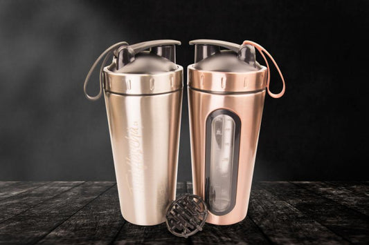 Kaufuniversum - Shaker mit Sichtfenster rose gold