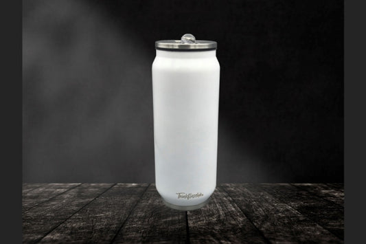 Kaufuniversum - Dosen Thermo Trinkflasche weiss