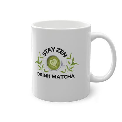 Stay Zen Drink Matcha Mug Matcha Lover Gift, Japanese Tea Cup, Aesthetic Coffee Mug, Mindfulness Gift