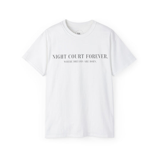 Kaufuniversum - Night Court Forever  Where Dreams Are Born | Rhysand Inspired Shirt | Romantasy | Fantasy Lover | Fae Aesthetic Merch | Book Boyfriend Shirt
