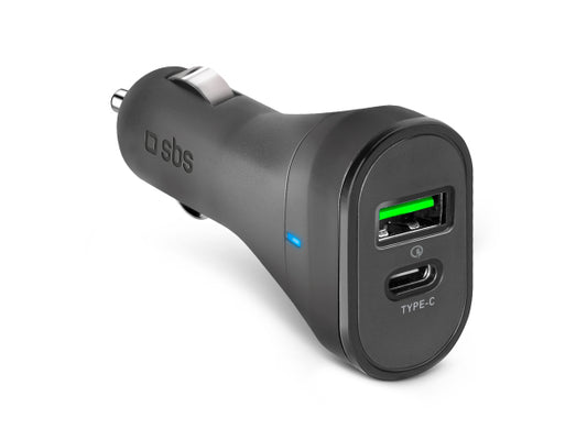 Kaufuniversum - SBS Autoladegerät Typ C- und USB-Quick Charge-Ausgang