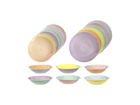 Kaufuniversum - Tavola Geschirrset pastell 18teilig