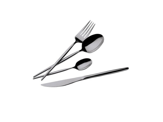 Berlinger Haus 24 teiliges Besteckset schmal Matte Black Collection