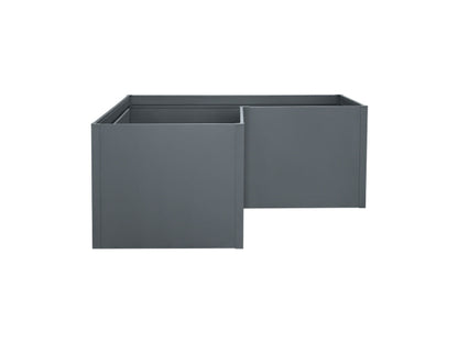 floraworld Twin-Wall Gartenbeet Kurve