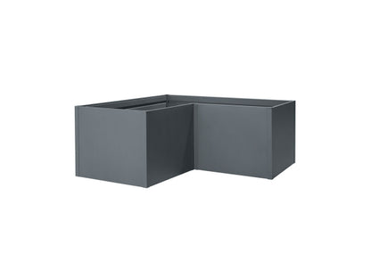 floraworld Twin-Wall Gartenbeet Kurve