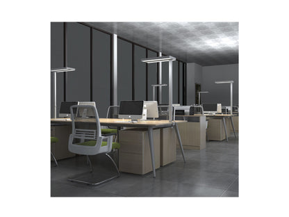 CONTINI LED Büro-Leuchte mit Tischklemme Flare dimmbar anthrazit