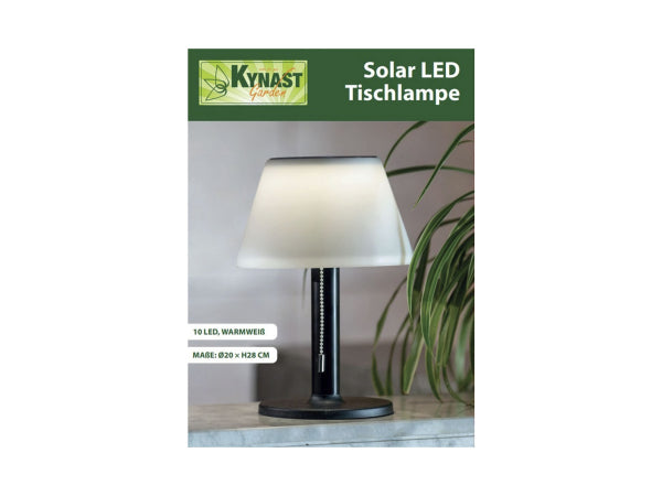 Kaufuniversum - Solar Tischlampe mit LED Ø20cm x 28cm Kynast