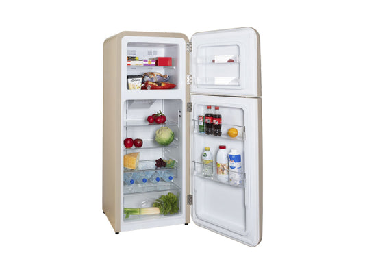 Kaufuniversum - Kibernetik KSTK253 Retro Kühl-Gefrierkombination beige