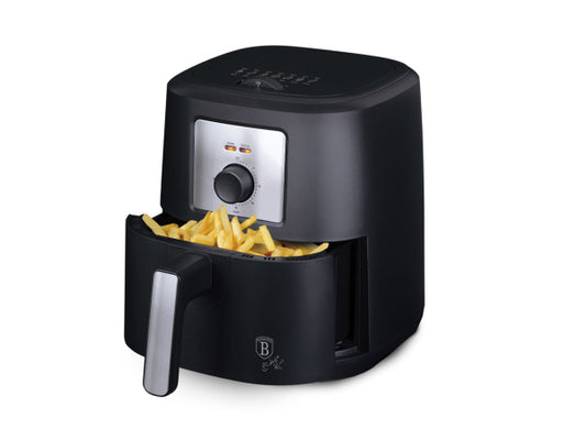 Berlinger Haus Heissluftfritteuse 4L Black Silver Collection