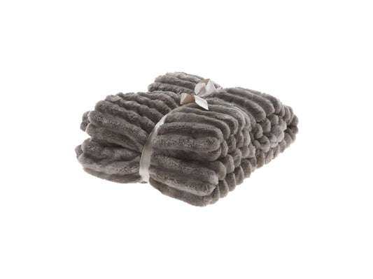 Kaufuniversum - FS-STAR Fleece-Decke grau 130x150cm