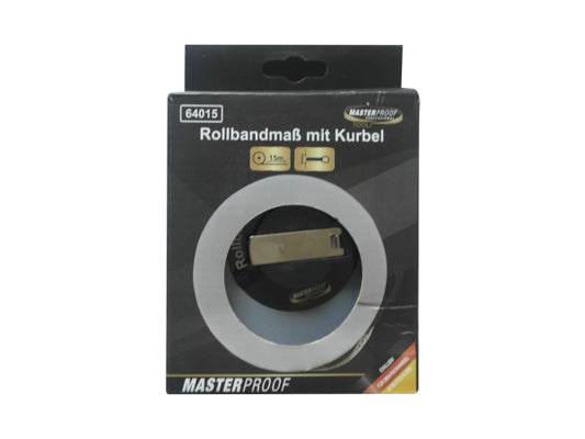 Kaufuniversum - Masterproof Rollbandmass mit Kurbel 15m