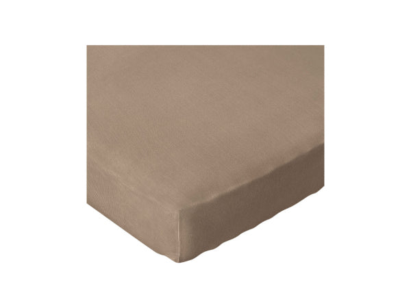 Kaufuniversum - Divina Textil SuperStretch-Fixleintuch 180-200x190-220x17-25 cm taupe
