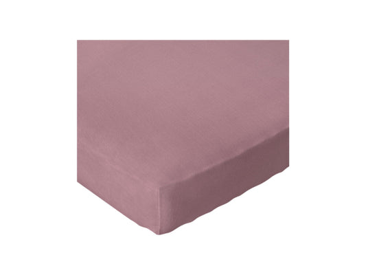 Kaufuniversum - Divina Textil SuperStretch-Fixleintuch 90-100x190-220x17-25 cm malva