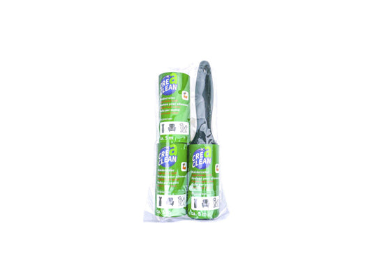CREaCLEAN Fusselroller 1 Griff + 3 Ersatzrollen