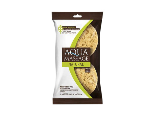 Kaufuniversum - Aqua Massage Gesichtsreinigungsschwamm zellulose 2 Stk.