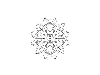 Neuer Favorit Malblock Mandala