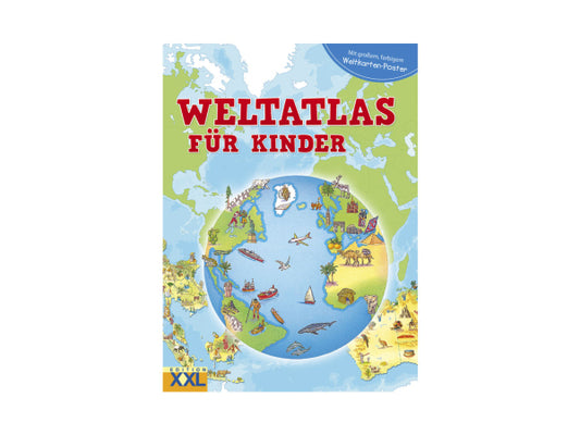 Kaufuniversum - XXL Weltatlas für Kinder inkl. Poster