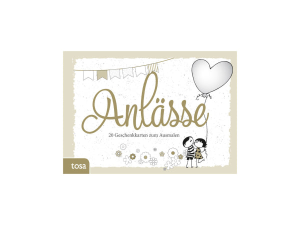 Kaufuniversum - Tosa Geschenkkarten zum Ausmalen zu versch. Anlässen