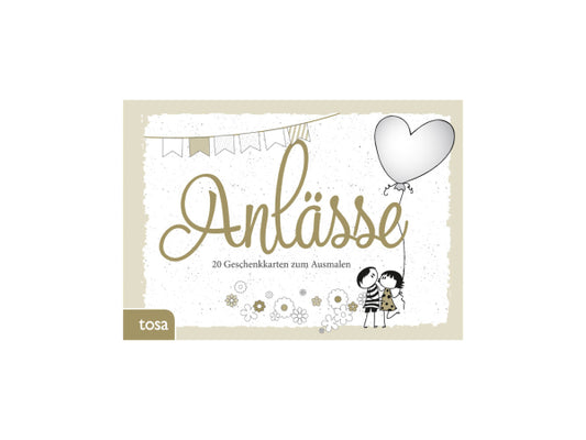 Kaufuniversum - Tosa Geschenkkarten zum Ausmalen zu versch. Anlässen