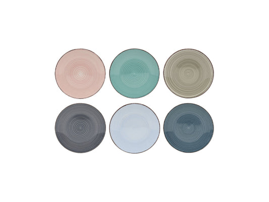 Kaufuniversum - Tavola Teller Ø20.5cm Baku 6 Stück assortiert
