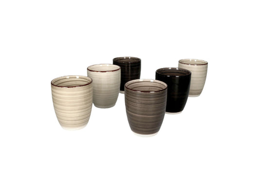 Kaufuniversum - Tavola Kaffeebecher 350ml Industrial 6 Stück assortiert