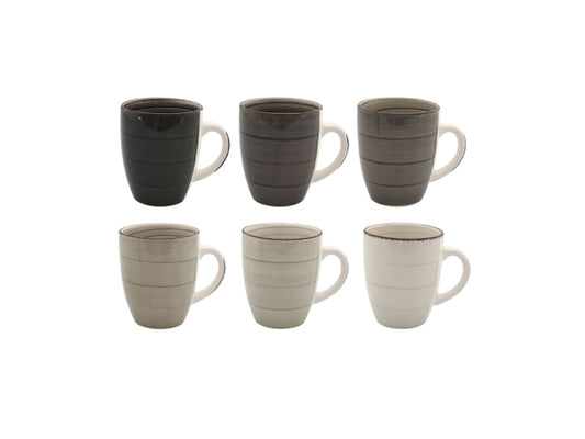 Kaufuniversum - Tavola Tasse 350ml Industrial 6 Stück assortiert