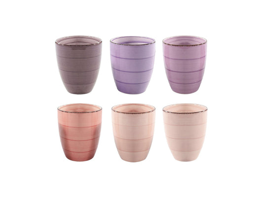 Kaufuniversum - Tavola Kaffeebecher 350ml Mykonos 6 Stück assortiert