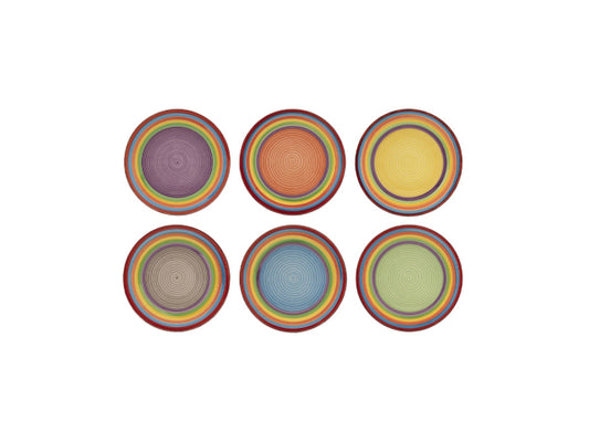 Kaufuniversum - Tavola Teller  Ø21cm Ibiza 6 Stück assortiert