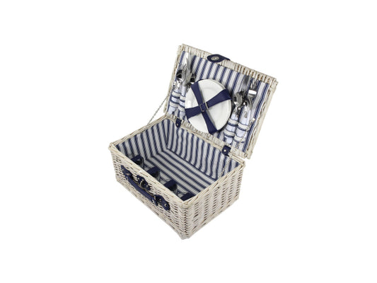 Kaufuniversum - FS-STAR Picknickkorb 40x28x18cm Marine