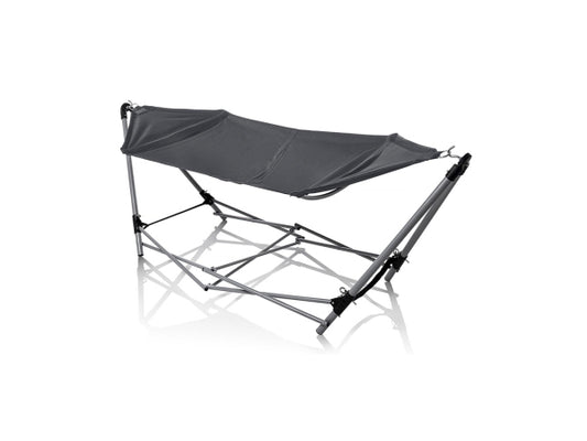 Kaufuniversum - FS-STAR Hängematte faltbar 245 x 80 x 70cm grau