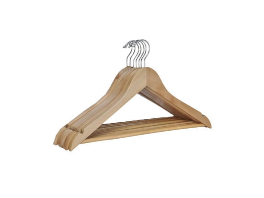 Kaufuniversum - FS-STAR Kleiderbügel Holz 6er Set
