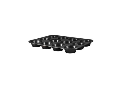 Berlinger Haus Muffin Backform für 12 Stk. 35x26.5x3cm Black Silver Collection