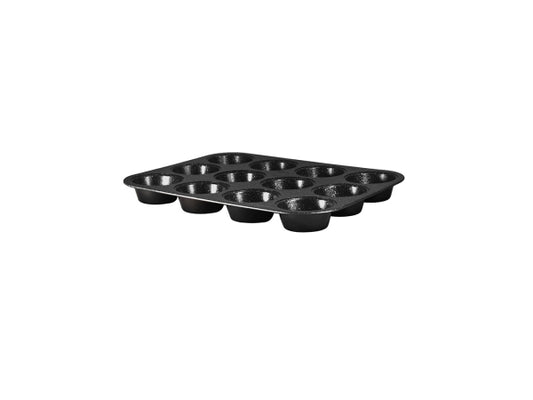 Kaufuniversum - Berlinger Haus Muffin Backform für 12 Stk. 35x26.5x3cm Black Silver Collection