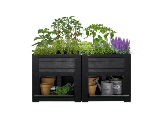 Kaufuniversum - WeberGarden Hochbeet mit Staufächern