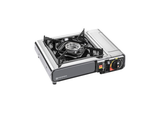 Kaufuniversum - KEMPER Camping Gaskocher Edelstahlt XTRA Smart