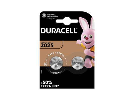 Kaufuniversum - Duracell Spezial Lithium Knopfzellen CR2025 2 Stk.