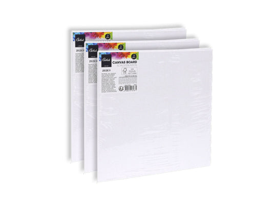FS-STAR Maler Leinwand 25x25 cm 3er Set