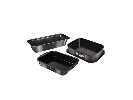 Kaufuniversum - Berlinger Haus 3-tlg. Backformen-Set Metallic Line Carbon Pro Edition
