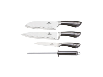 Berlinger Haus 4-teiliges Messerset Metallic Line Carbon Pro Edition