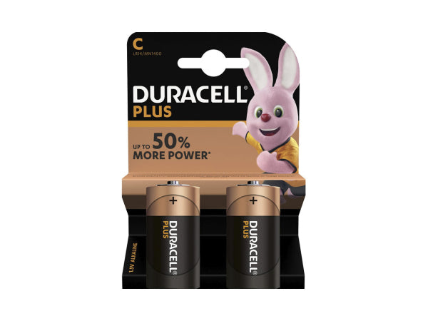 Kaufuniversum - Duracell Plus Batterie LR14/C 2 Stk.