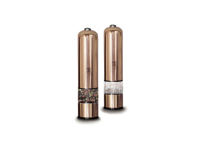 Berlinger Haus Elektrische Pfeffer- und Salzmühle 2er-Set Rose Gold Edition