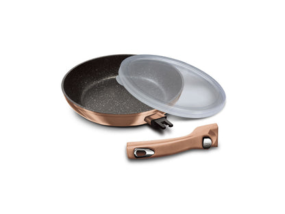 Berlinger Haus Bratpfanne Ø 24cm mit abnehmbarem Griff Rose Gold Edition