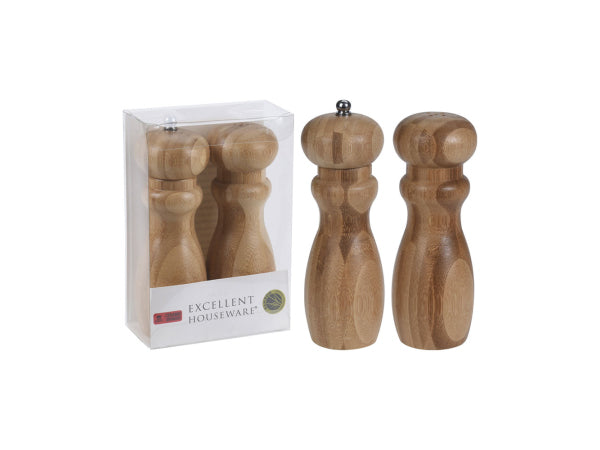 Kaufuniversum - FS-STAR Pfeffermühle und Salzstreuer SET Bambus