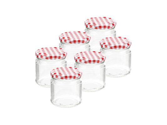 Kaufuniversum - FS-STAR Einmachglas 210ml rund 6er Set