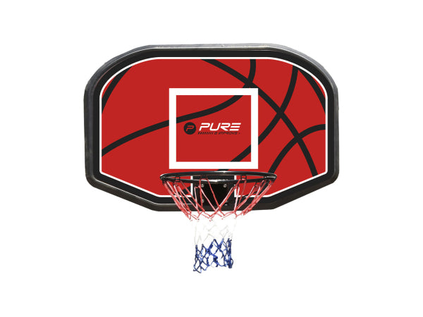 Kaufuniversum - Pure2improve Basketballrückwand mit Korb 110x72cm