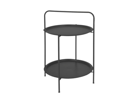 Kaufuniversum - FS-STAR Beistelltisch rund Ø 50cm dunkelgrau
