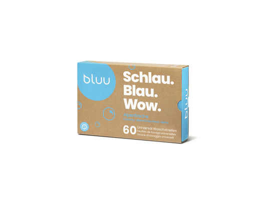 Kaufuniversum - bluu Waschstreifen Alpenfrische 60 Stk.