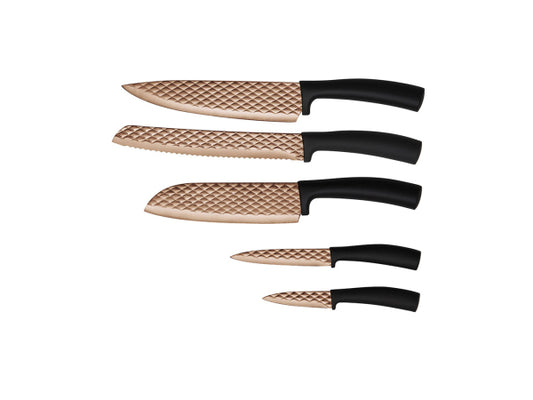 Kaufuniversum - Berlinger Haus 5-teiliges Messer-Set Rose Gold Edition