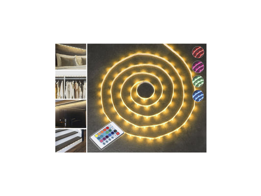 Kaufuniversum - FS-STAR LED Lichtband RGB 5m mit Fernbedienung